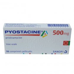 Пиостацин (Пристинамицин) таблетки 500мг №16 в Стерлитамаке и области фото